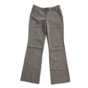 Express Editor Pants Womens Size 2R Flat Front Mid Rise Career Gray
